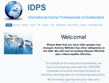 Tablet Screenshot of idpszurich.org
